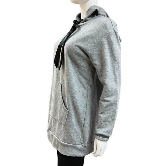Just Be Oversized Grey Hoodie Sweatshirt Womens‎ Size M (E10108) - Picture 4 of 9